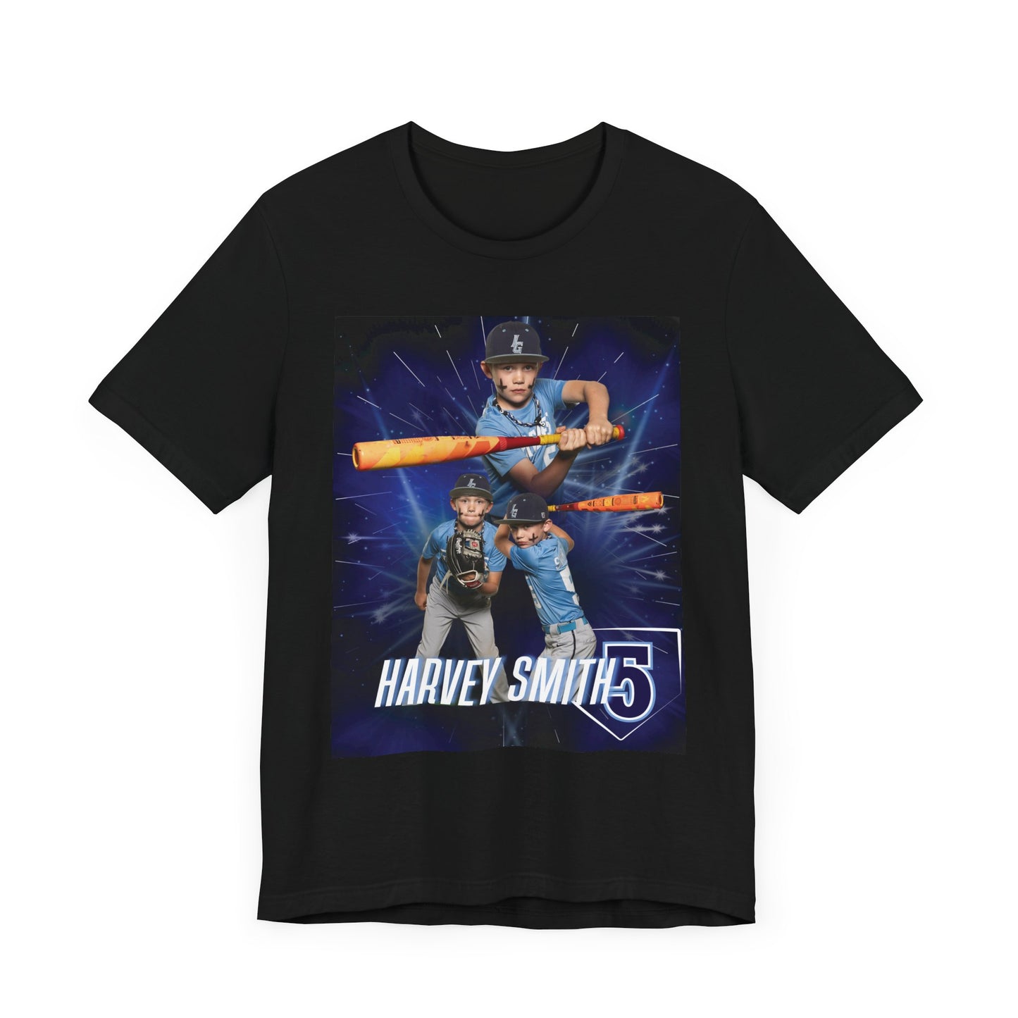 Harvey Smith Unisex Jersey Tee, Youth Baseball Fan Shirt, Cool Graphic T-shirt