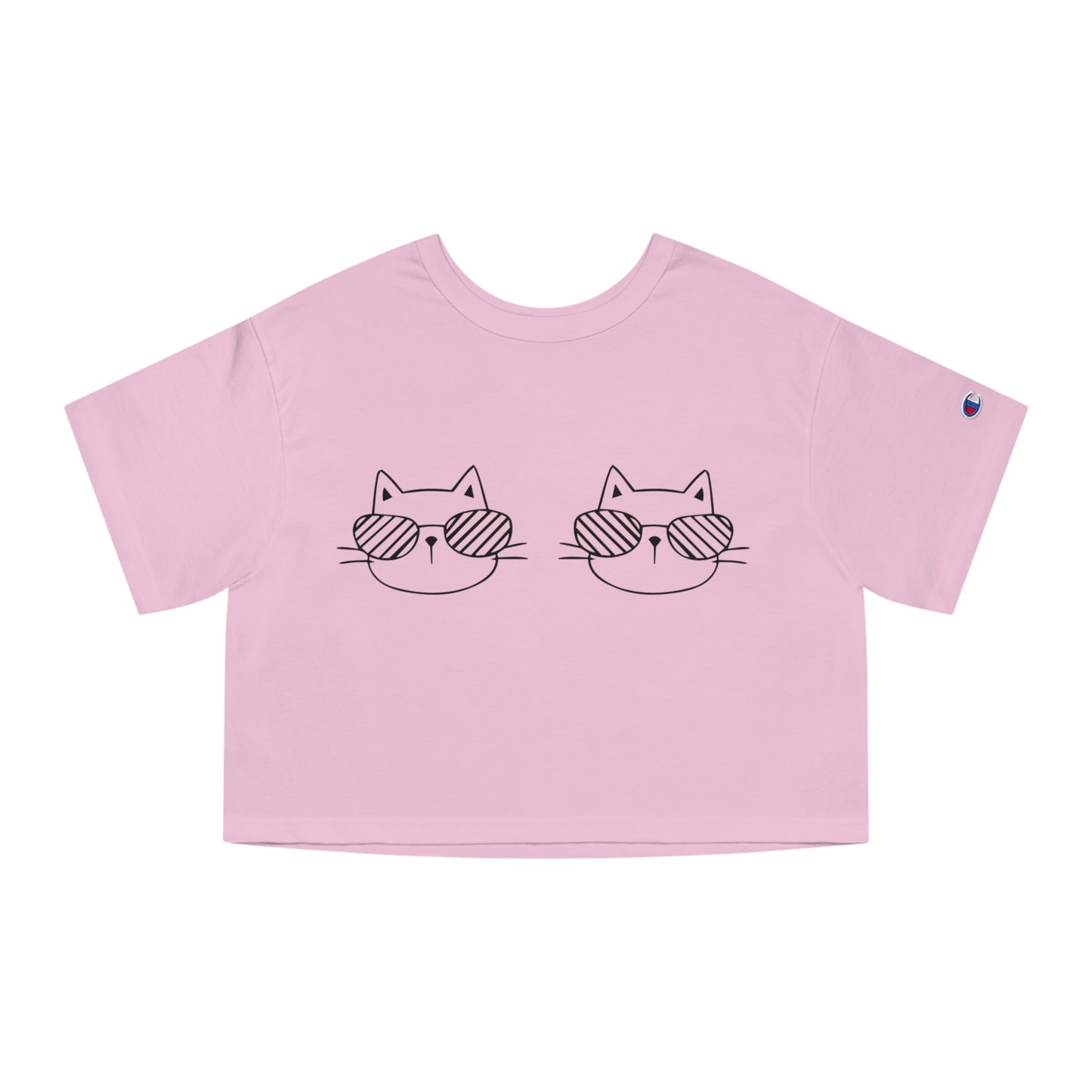 "Show me your Kitties" Champion Women's Cropped T-Shirt