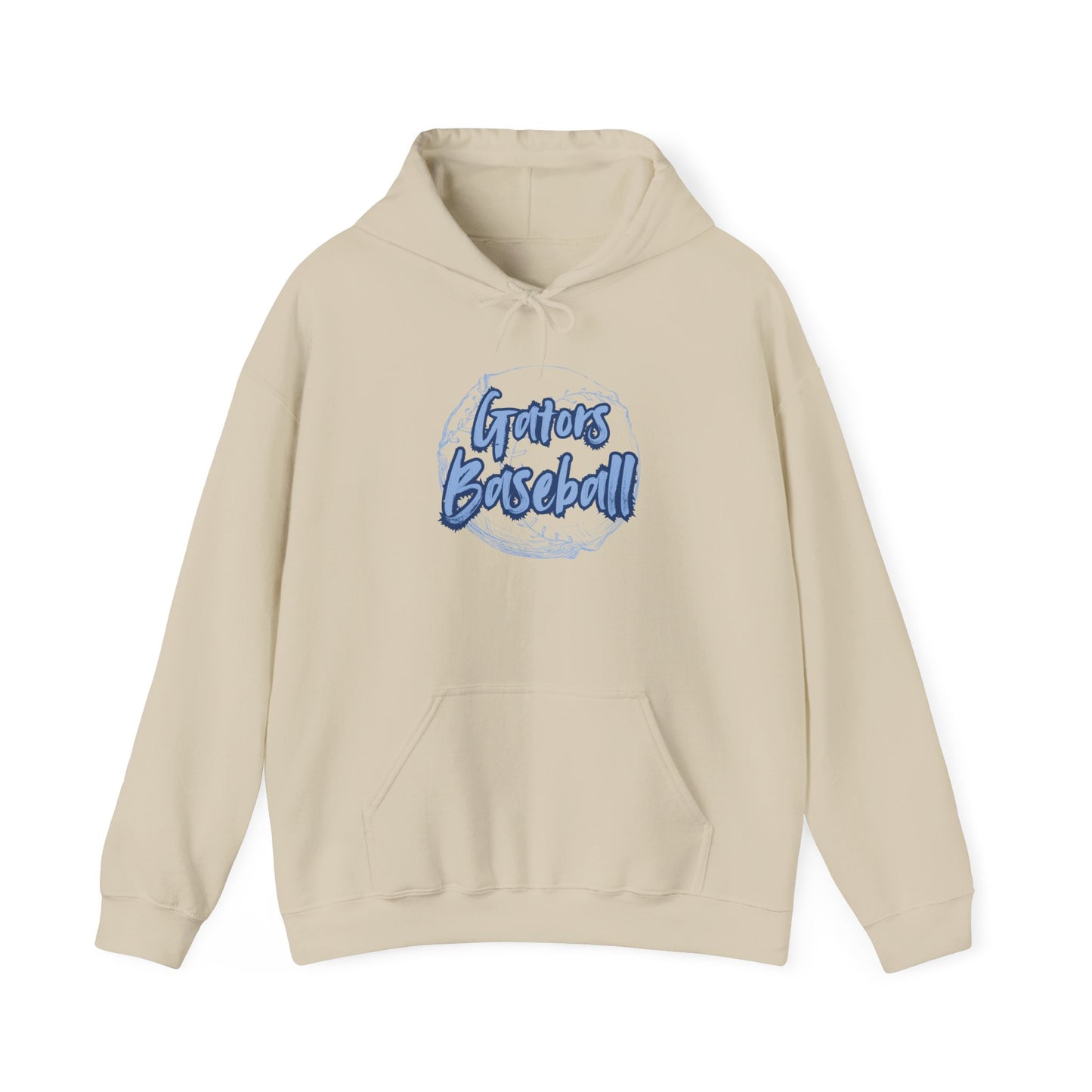 Gator Baseball Fan Unisex Hooded Sweatshirt