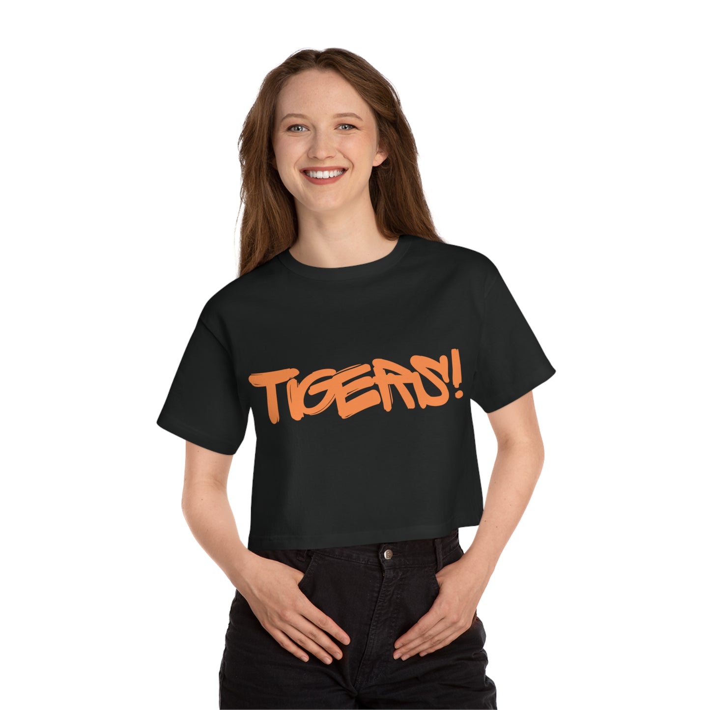 Tigers Champion Women's Cropped T-Shirt