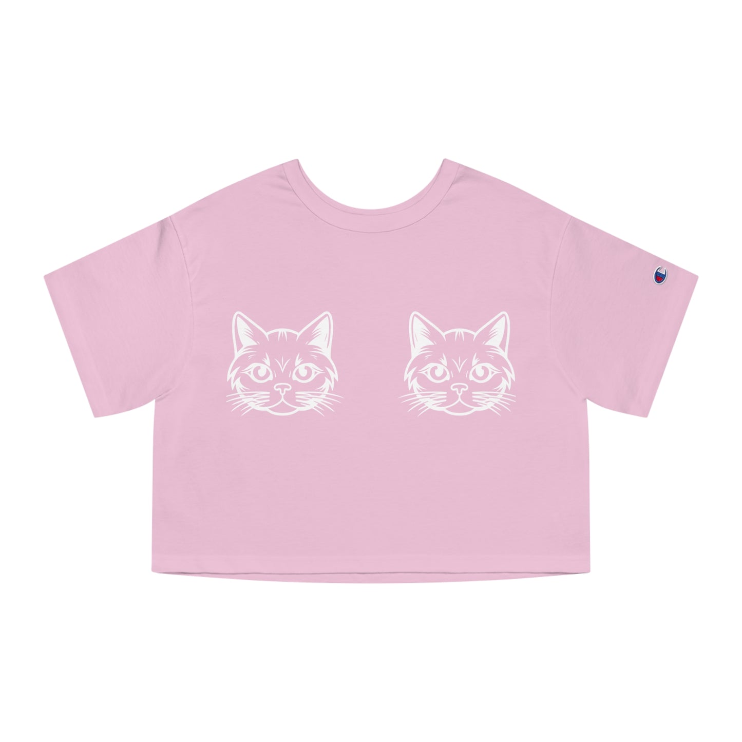"Show me your Kitties" Champion Women's Cropped T-Shirt
