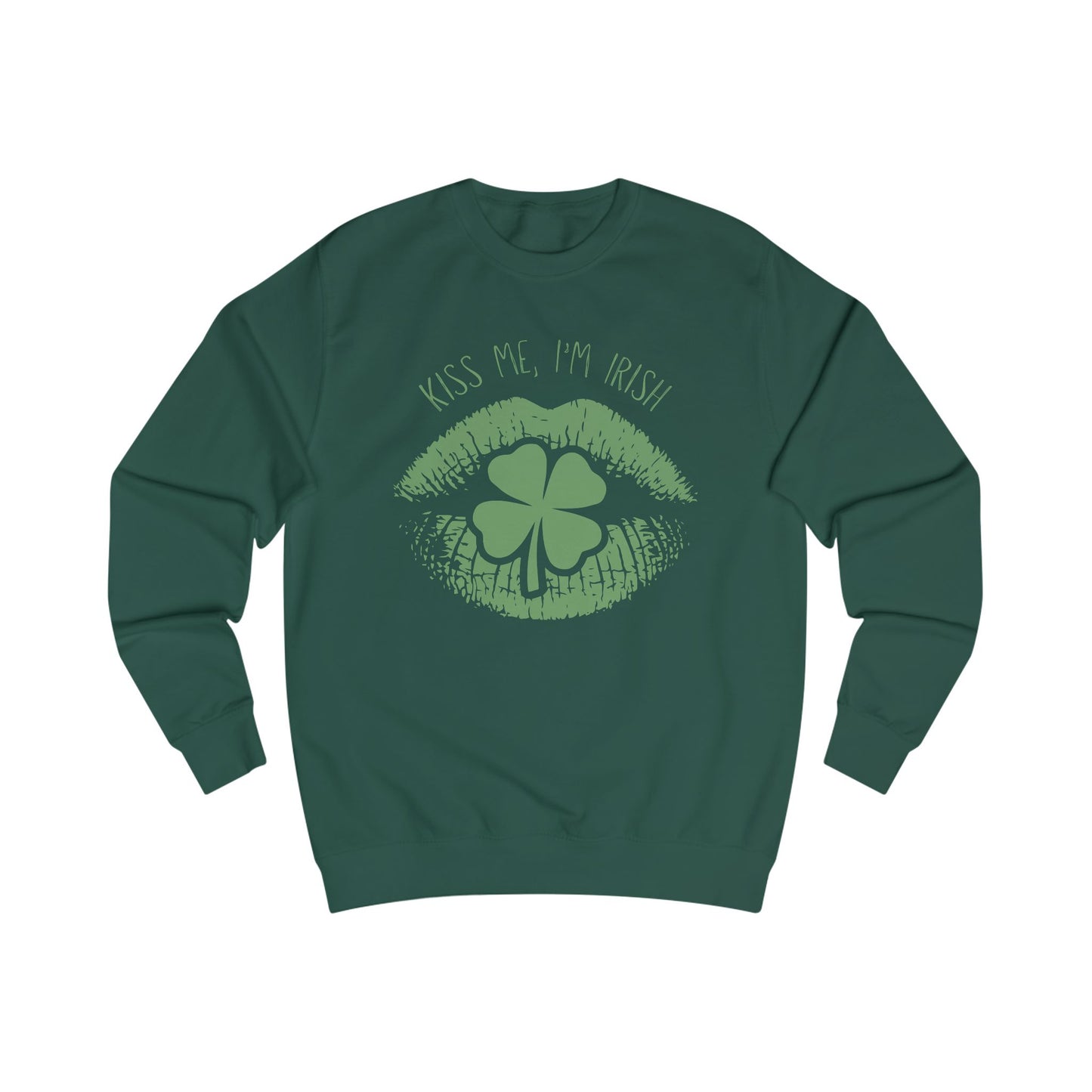 Kiss Me I'm Irish Unisex Sweatshirt - St. Patrick's Day Charm