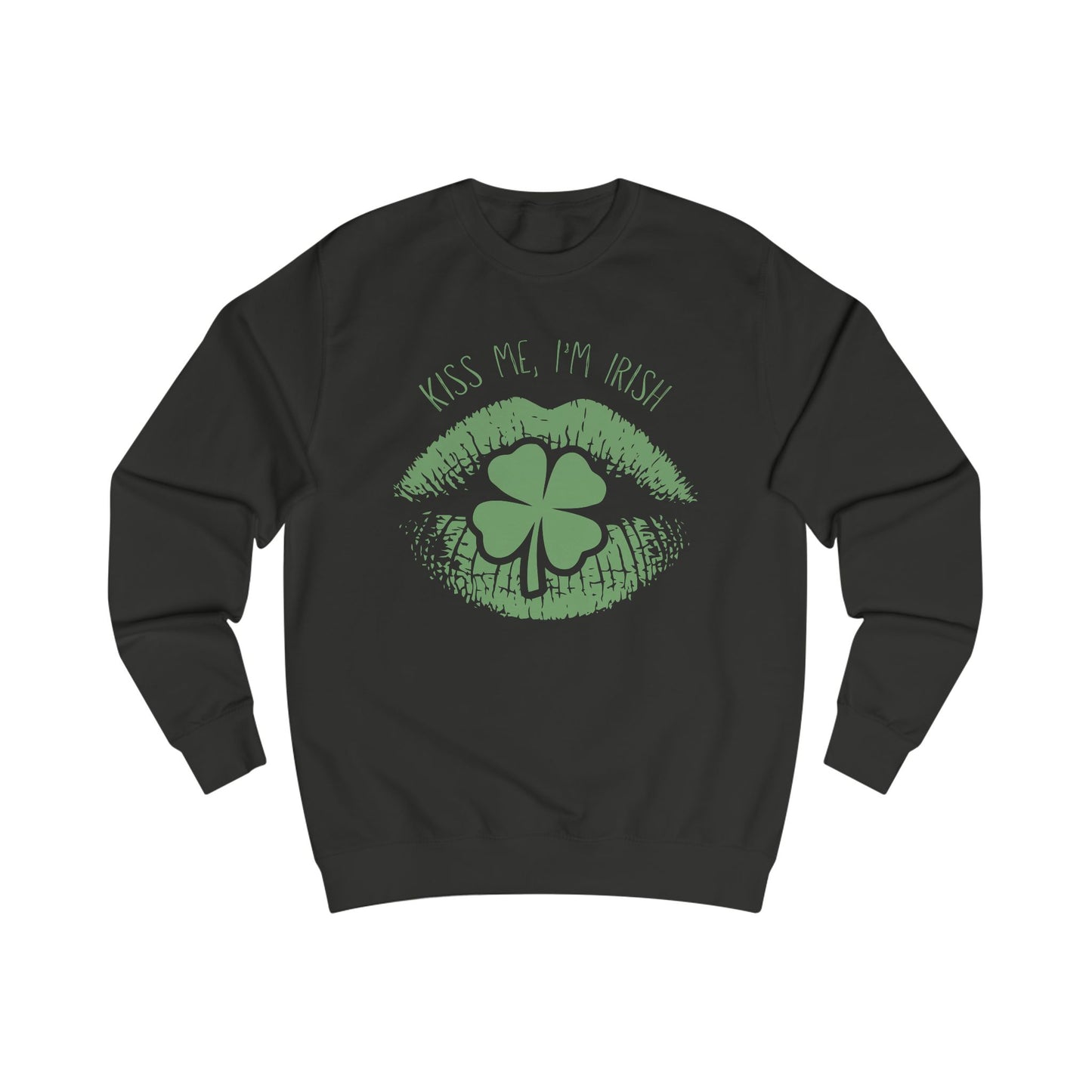 Kiss Me I'm Irish Unisex Sweatshirt - St. Patrick's Day Charm