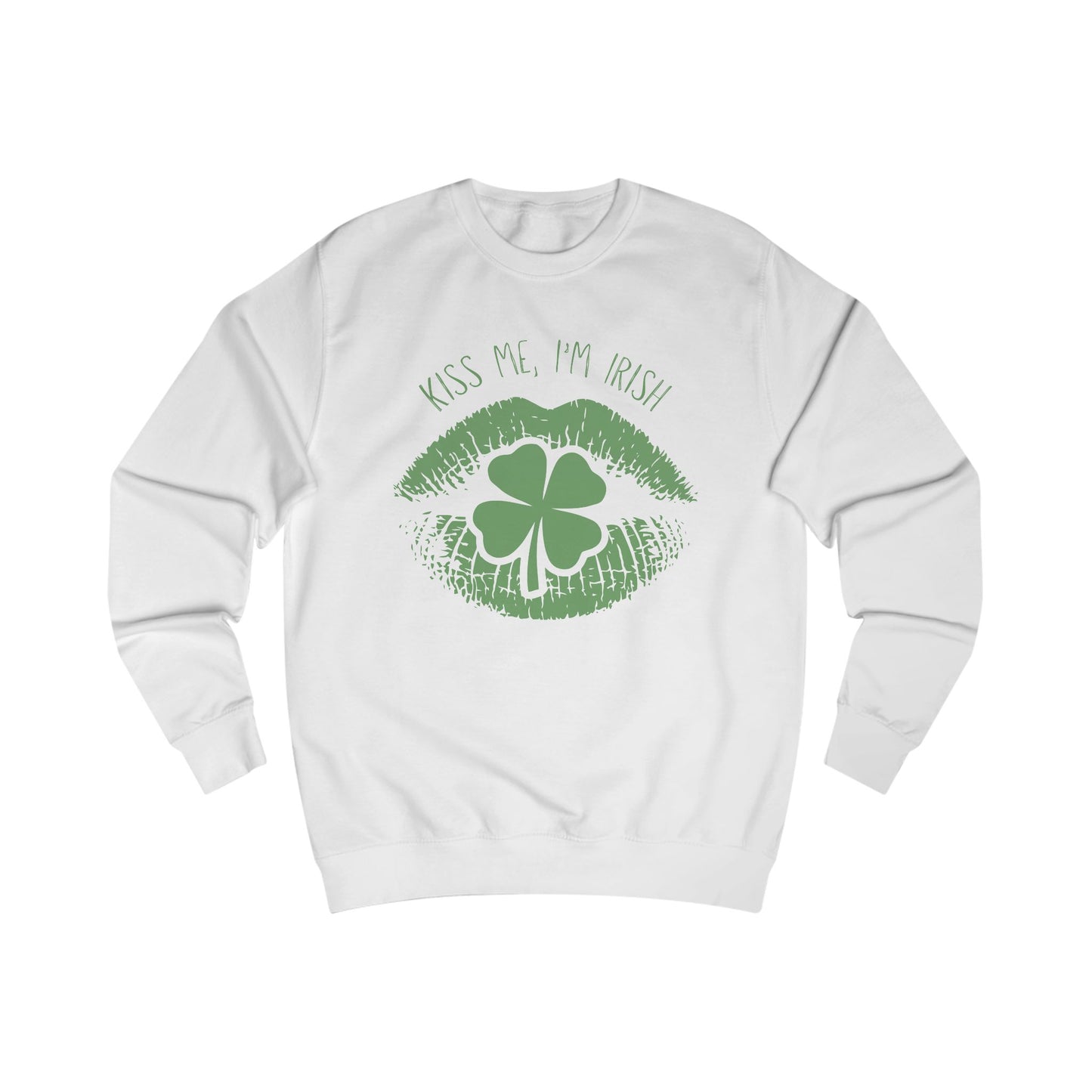 Kiss Me I'm Irish Unisex Sweatshirt - St. Patrick's Day Charm