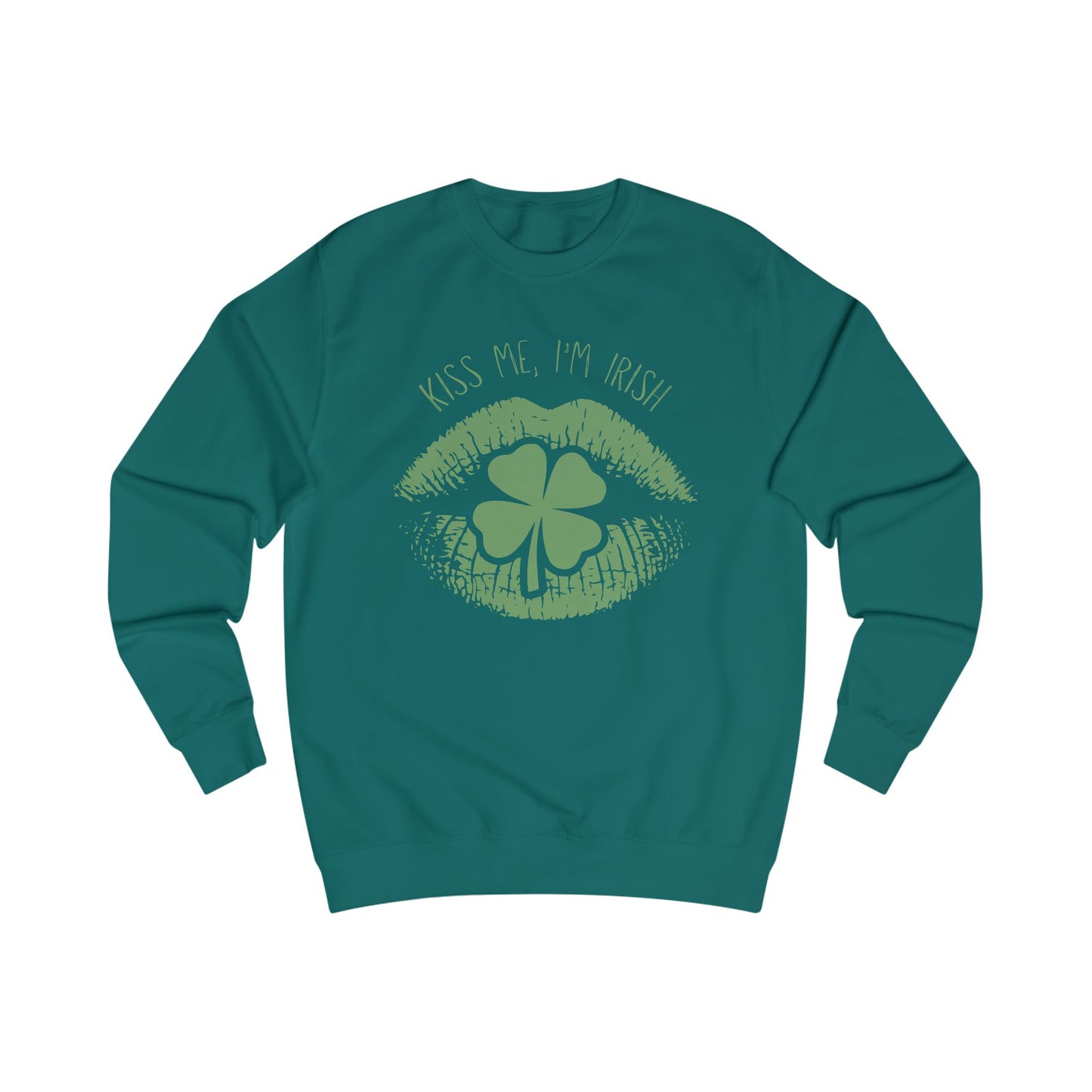 Kiss Me I'm Irish Unisex Sweatshirt - St. Patrick's Day Charm