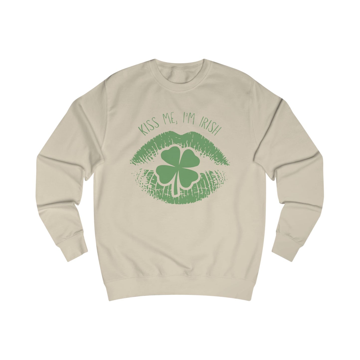 Kiss Me I'm Irish Unisex Sweatshirt - St. Patrick's Day Charm