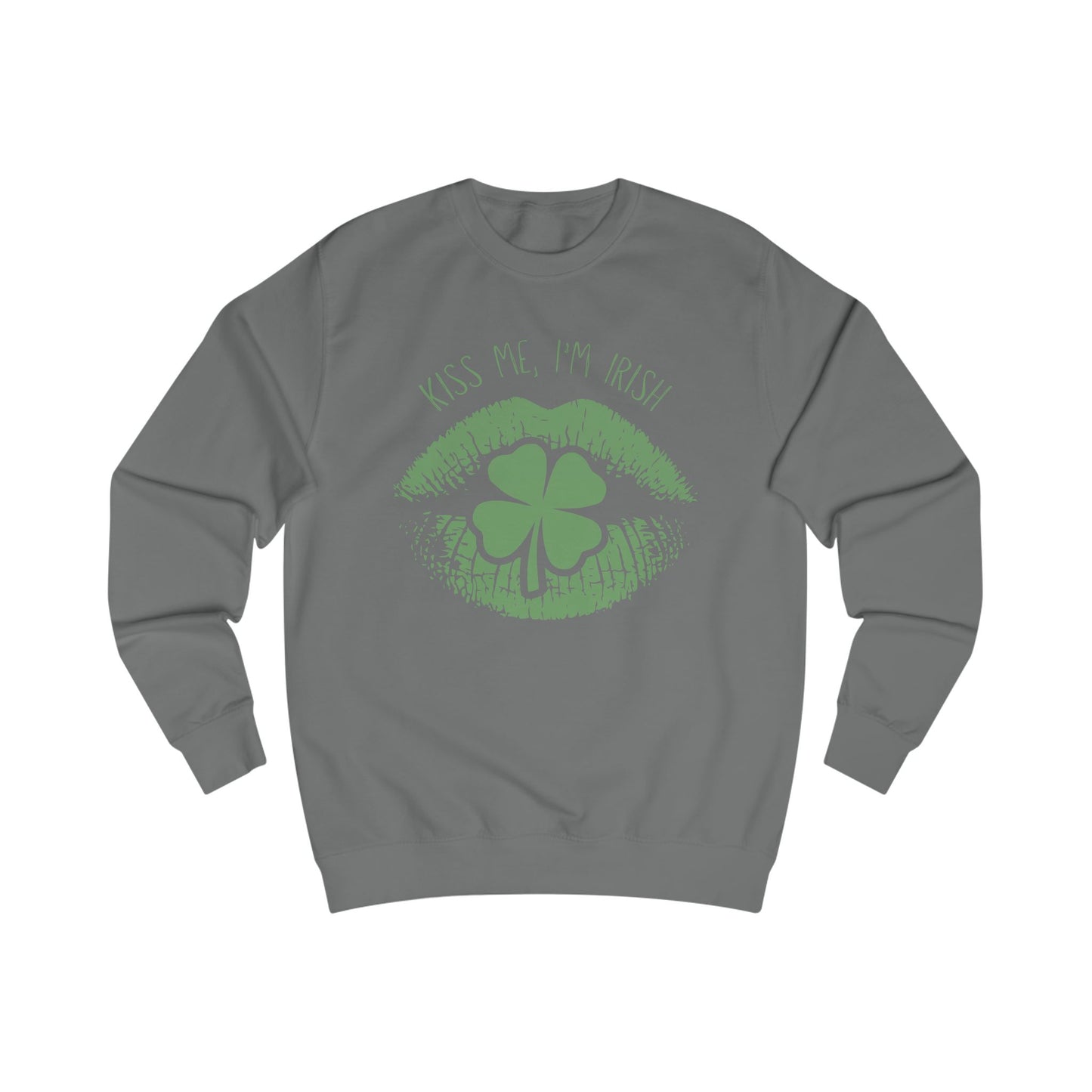 Kiss Me I'm Irish Unisex Sweatshirt - St. Patrick's Day Charm