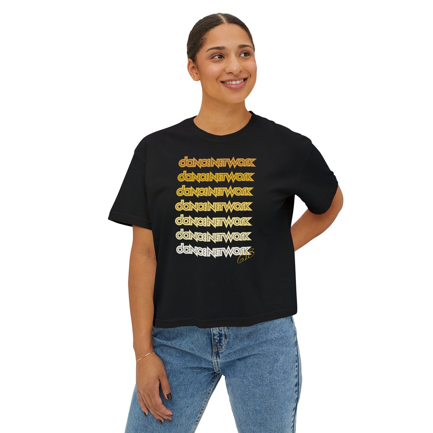 Dance Network 618- Retro Women's Boxy Tee