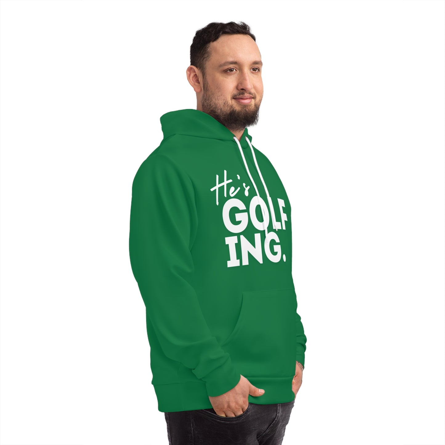 "He's Golfing" Soft Oversized Unisex Hoodie