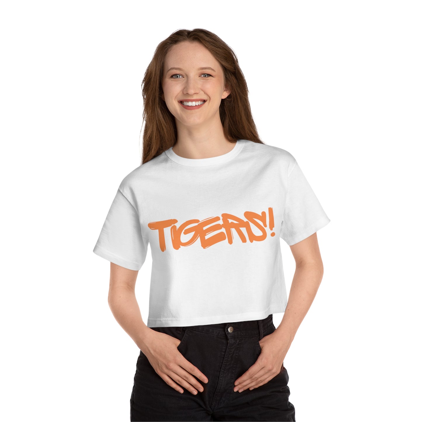 Tigers Champion Women's Cropped T-Shirt