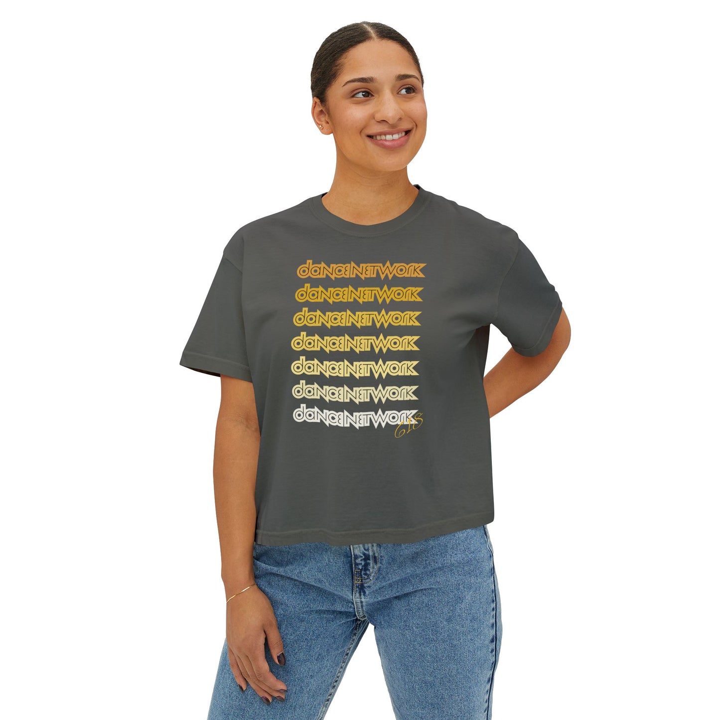 Dance Network 618- Retro Women's Boxy Tee