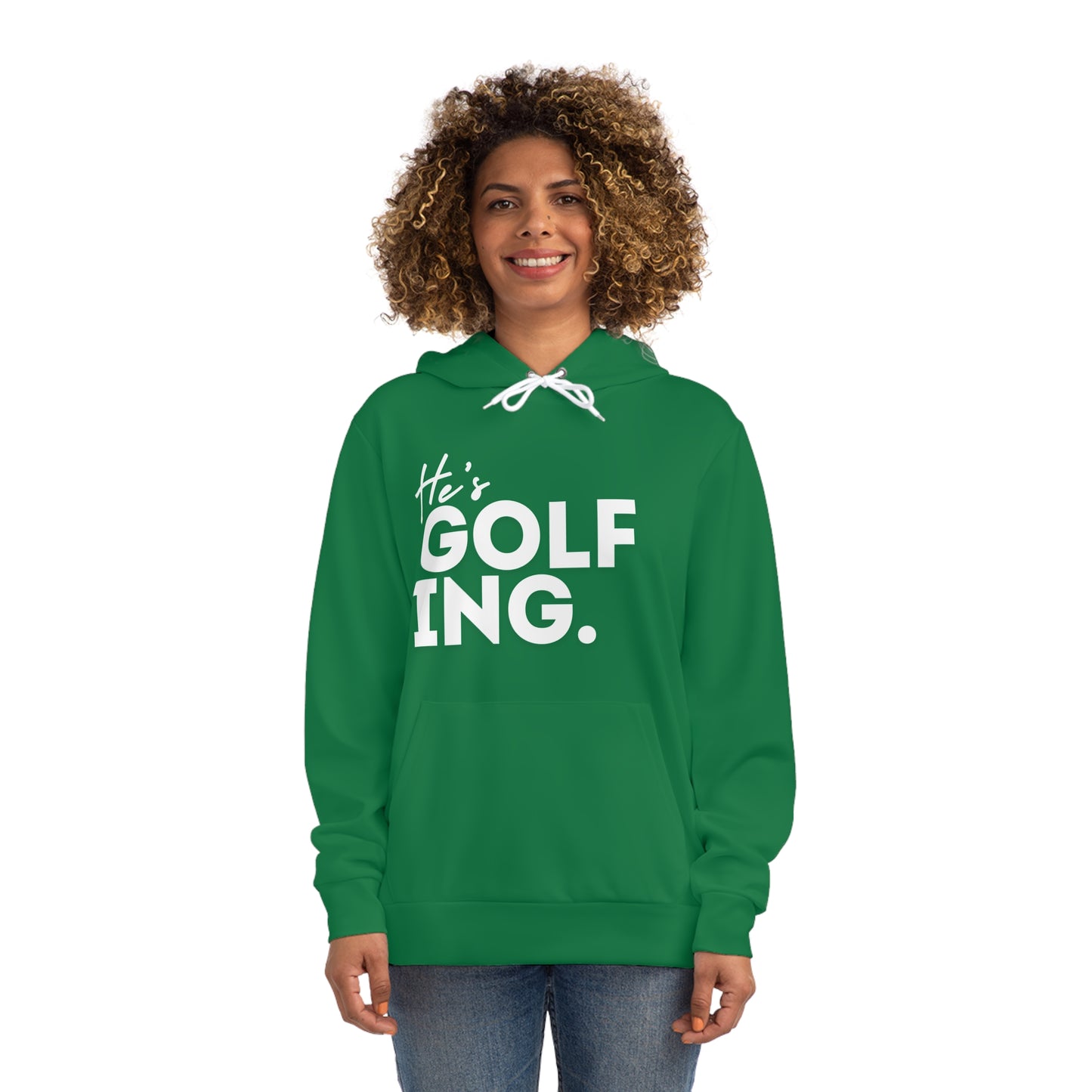 "He's Golfing" Soft Oversized Unisex Hoodie