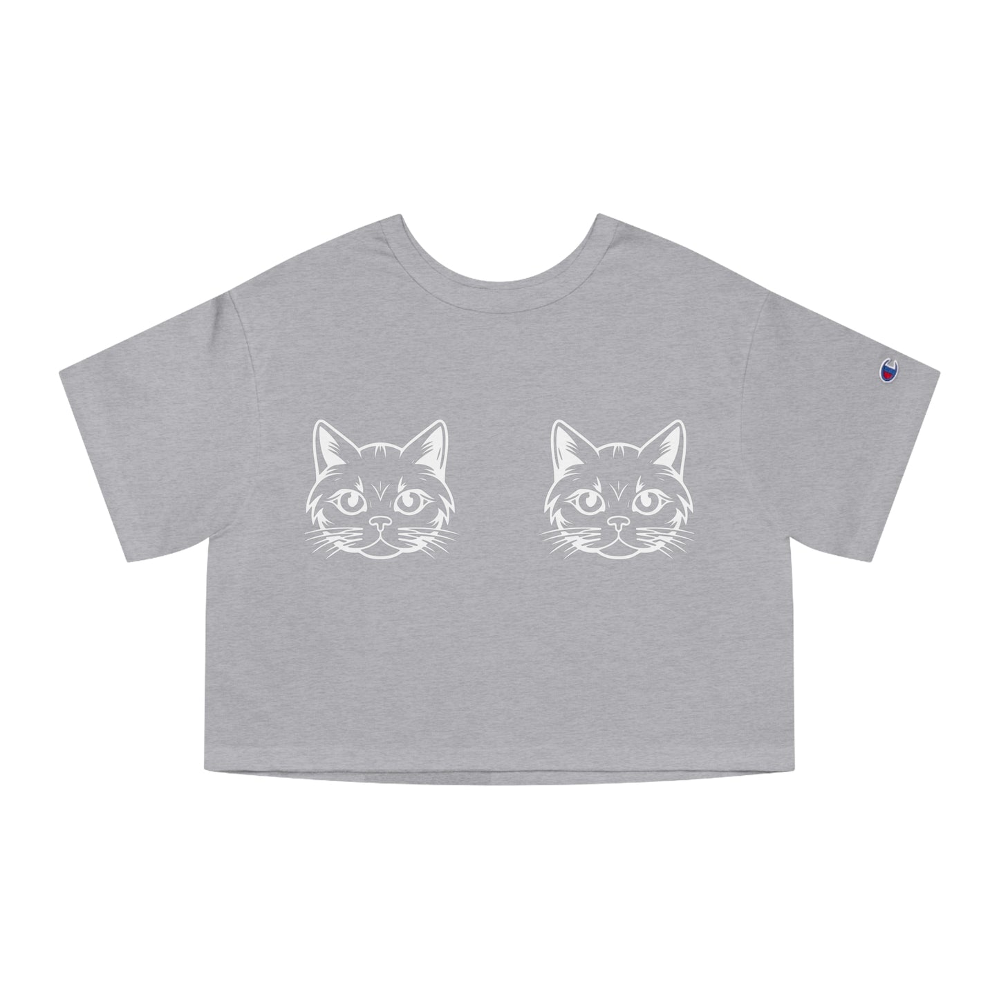 "Show me your Kitties" Champion Women's Cropped T-Shirt