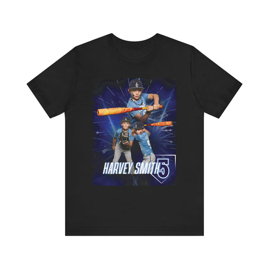 Harvey Smith Unisex Jersey Tee, Youth Baseball Fan Shirt, Cool Graphic T-shirt