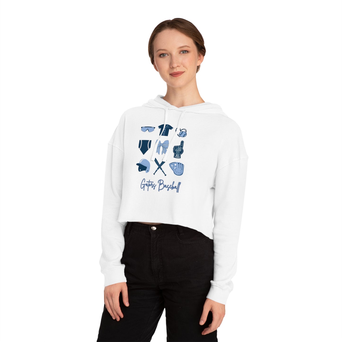 Gators Fan Cropped Hooded Sweatshirt