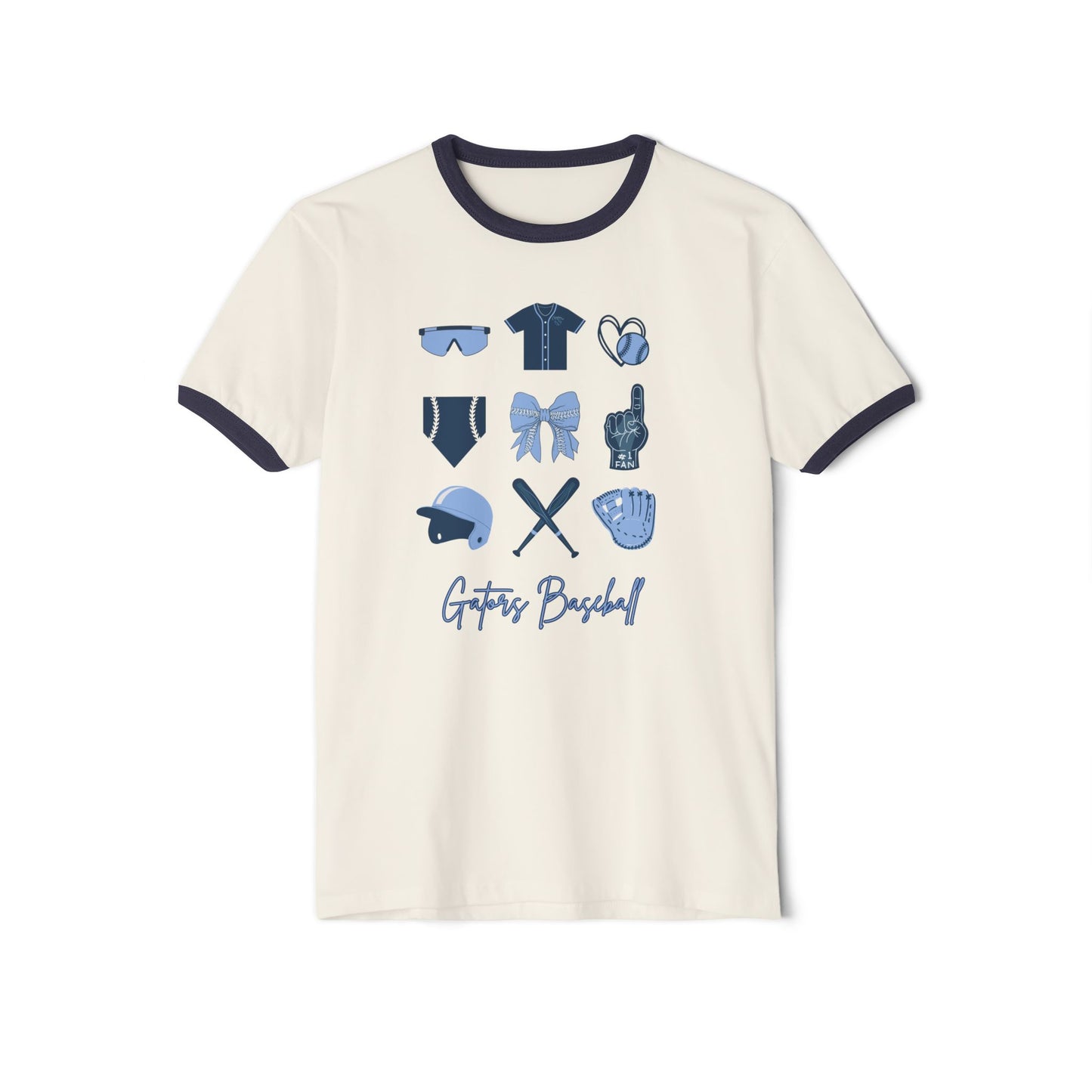 Gators Baseball Ringer T-Shirt