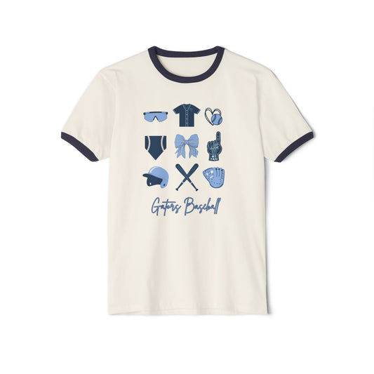 Gators Baseball Ringer T-Shirt