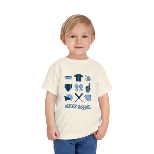 Gators Baseball Fan Toddler Tee