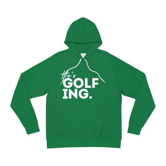 "He's Golfing" Soft Oversized Unisex Hoodie