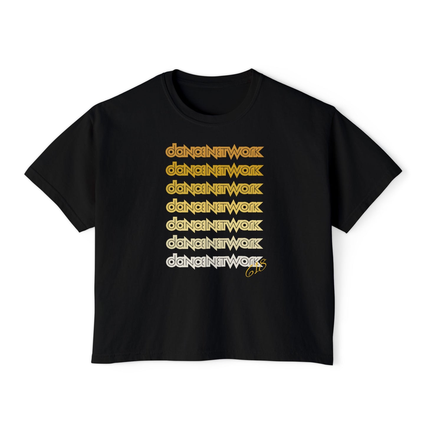 Dance Network 618- Retro Women's Boxy Tee