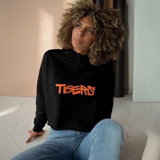 TIGERS Crop Hoodie